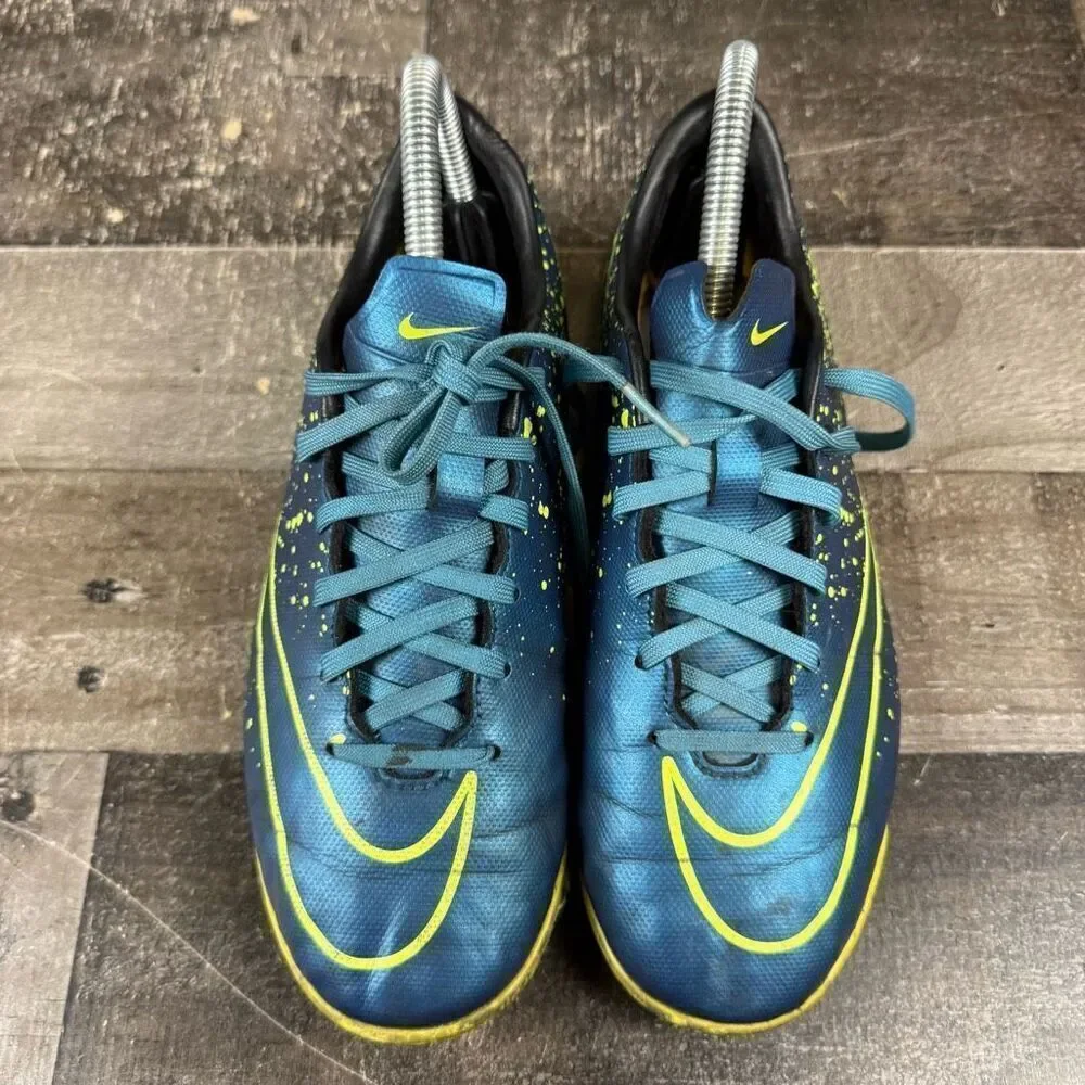 Nike Mercurial Size 5Y Victory TF Turf Soccer Cleat 651646-440 Squadron Blue